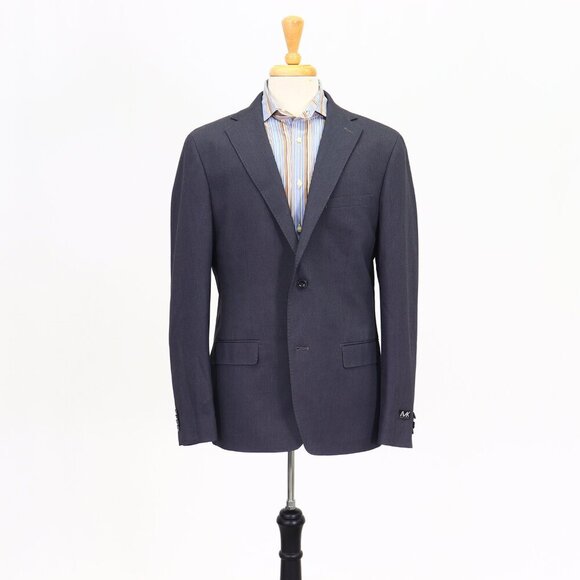 Michael Kors 44R Gray Solid 2-Button Sport Coat Blazer Jacket T053